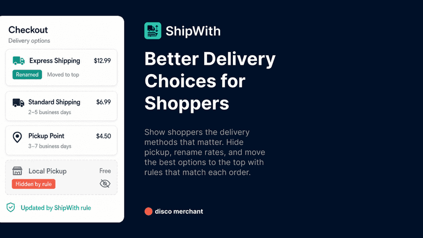 better delivery choices for shoppers