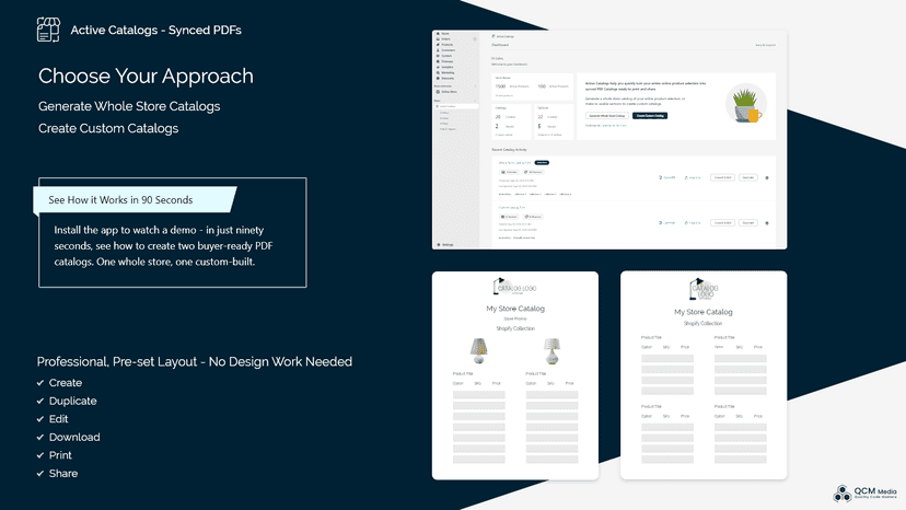 Active Catalogs - Choose Your Approach