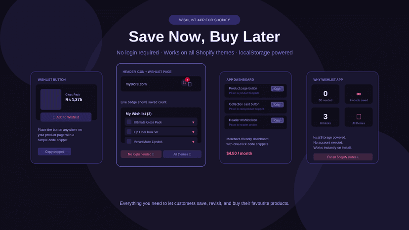 wishlist app