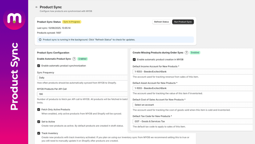 Product Sync