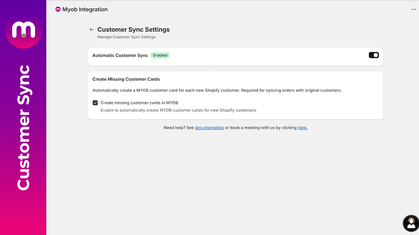 Customer Sync