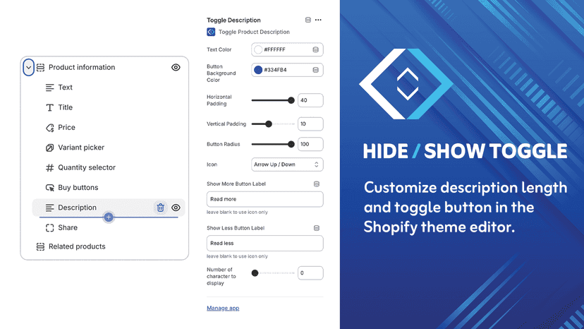 Customize widget in Shopify Theme Editor