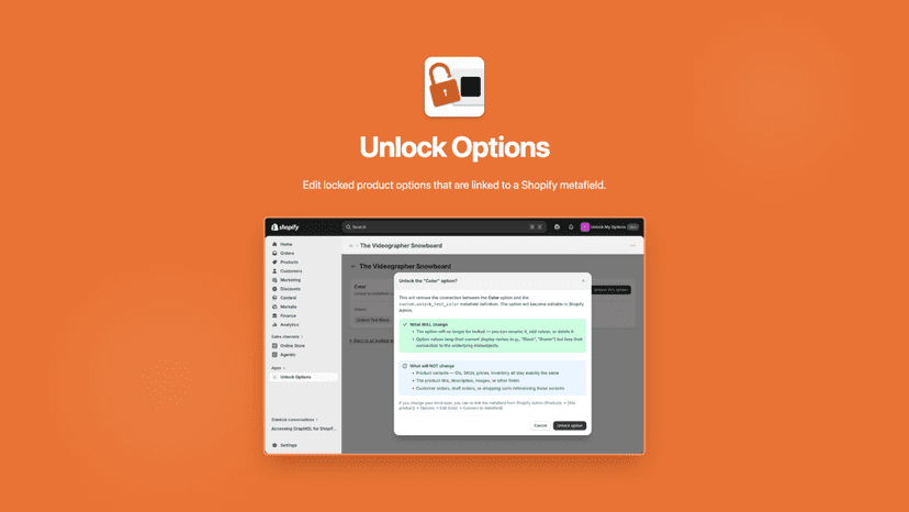 Unlock Options Overview