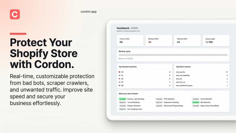 Cordon - main image protect your store