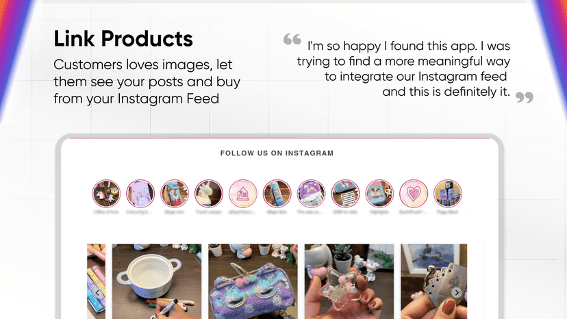 Mobile responsive instagram feed
