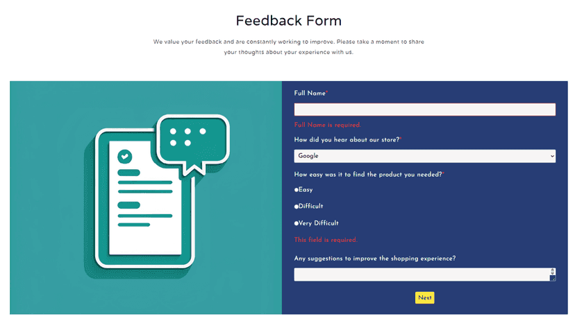 UI Form