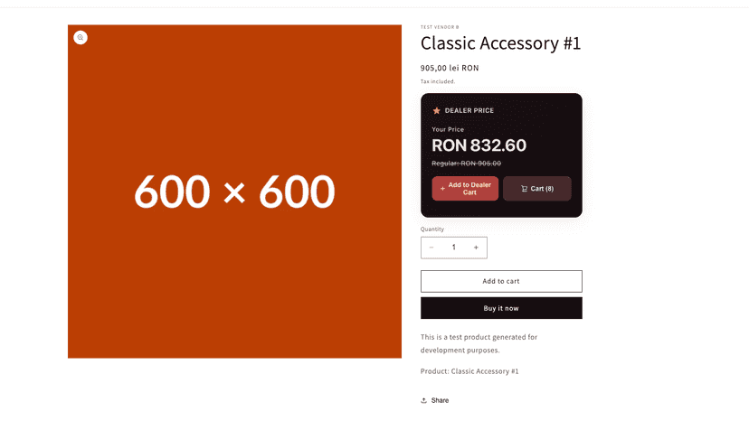 dealer portal card