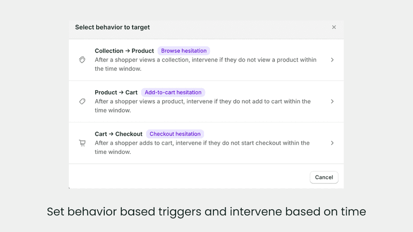 Behavik Discount Triggers