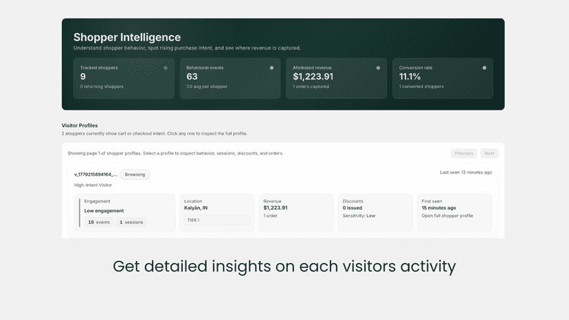 Visitor insights
