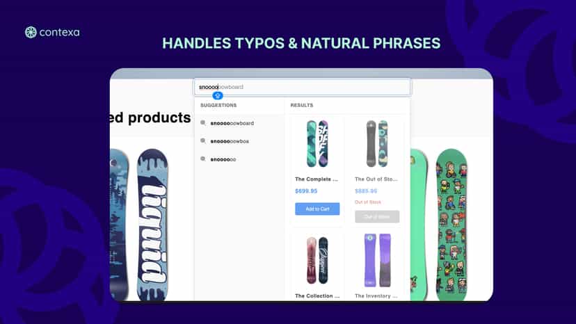 Handles typos & natural phrases