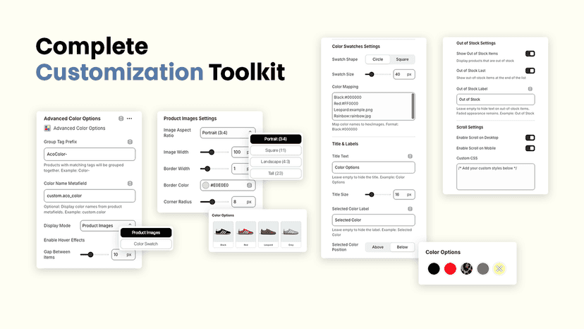 Complete Customization Toolkit