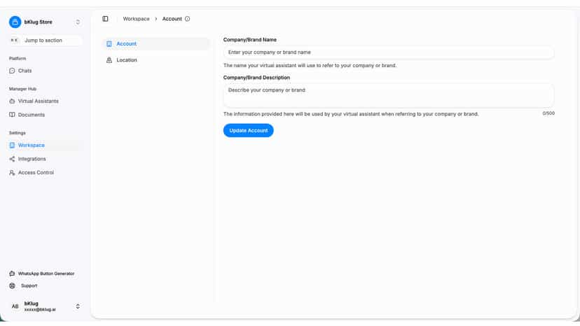 Account Settings