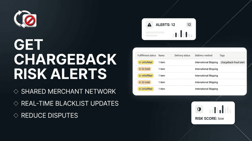 Shared Chargeback Alert Network