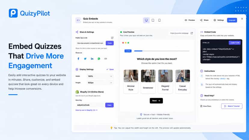 Embed Quizzes The Drive More Engagement