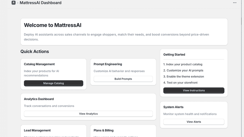 Fully customize the look and feel of your MattressAI widget