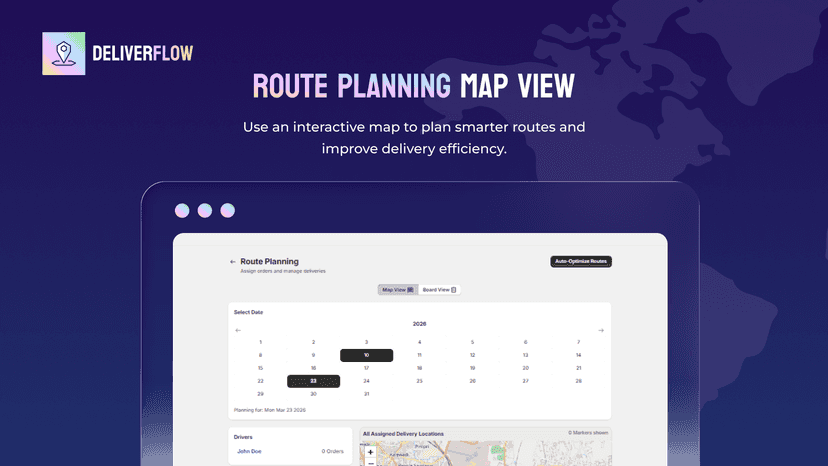 DeliverFlow Pickup & Delivery