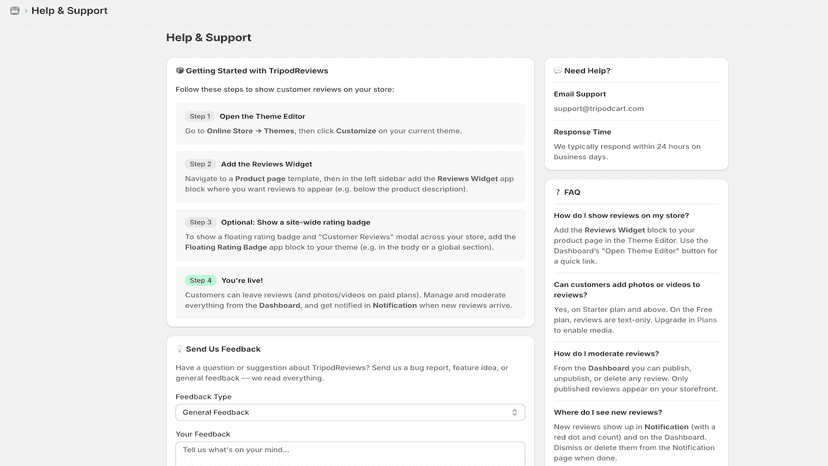 app support