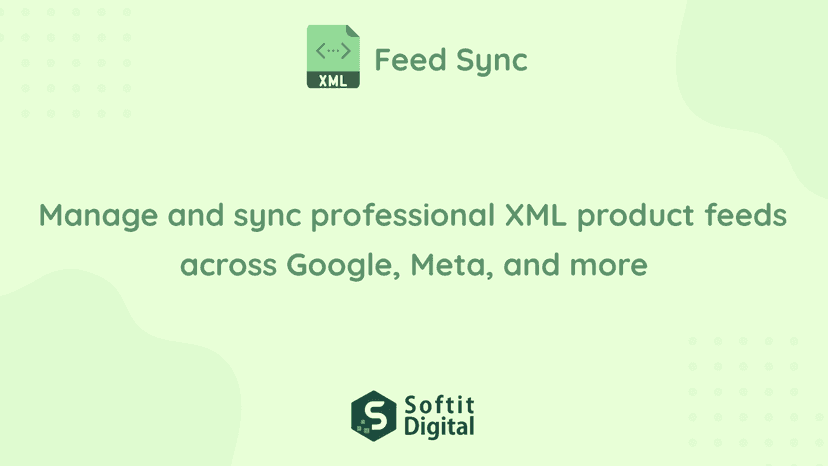 FeedSync banner showing XML feed icon with sync tagline