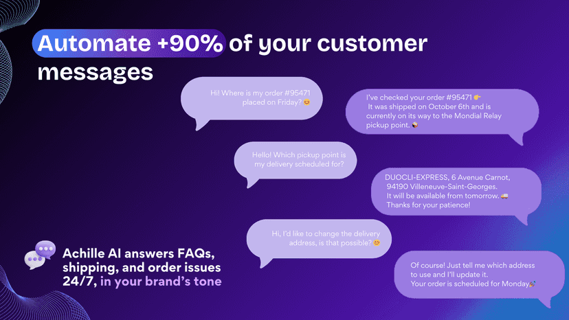 Automate +90% of your customer support