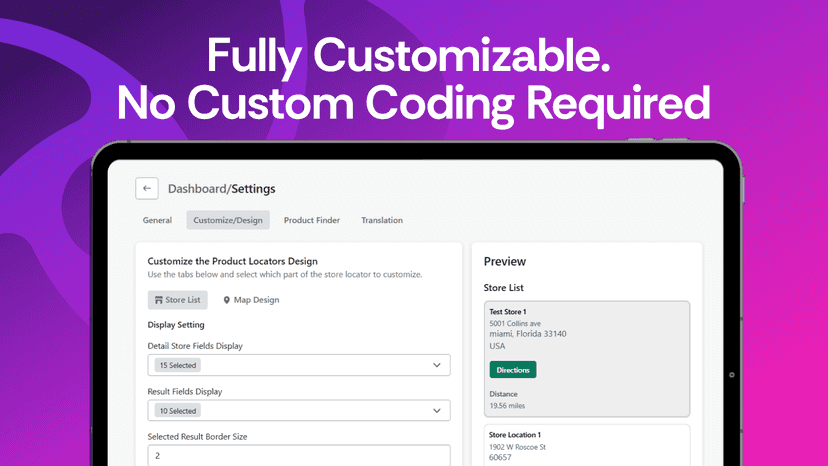 customizable product finder shopify app