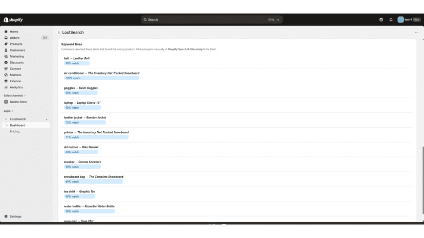 Keyword suggestions