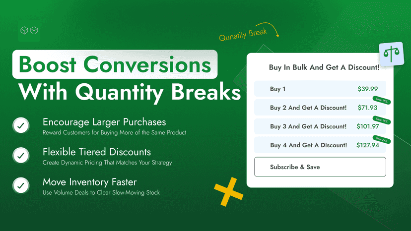 Boost conversion rates with flexible quantity-based discount