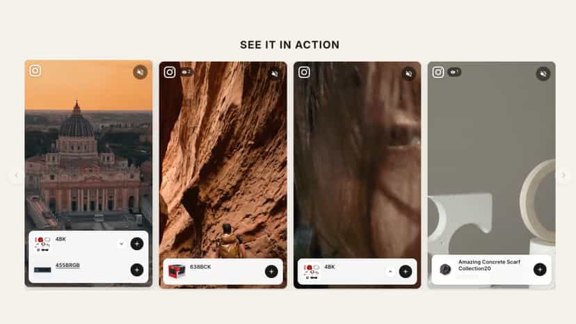 Showcase in just 3 clicks