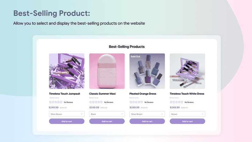 Recommended products best selling product