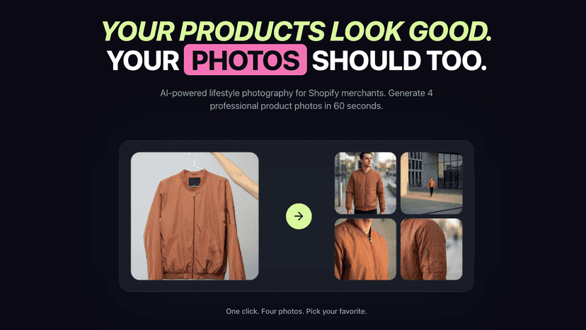 AI photoshoot of a man modeling a bomberjacket