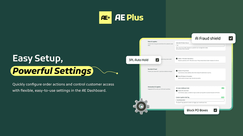 AE Plus: Order Edit & Cancel