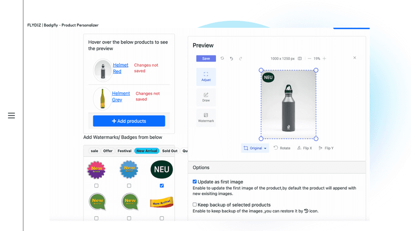 unlimited product badges library