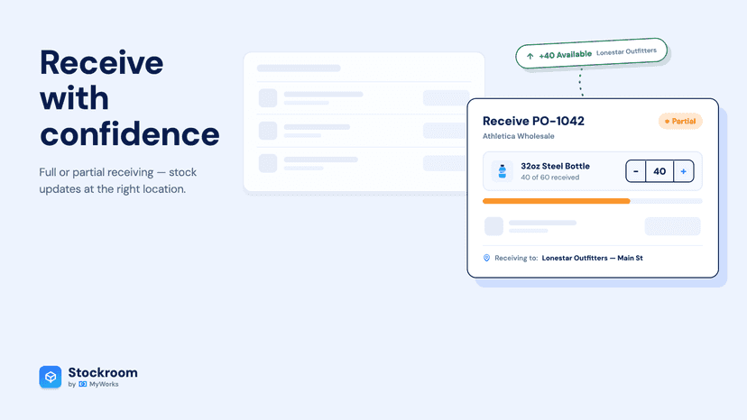 Receive with confidence