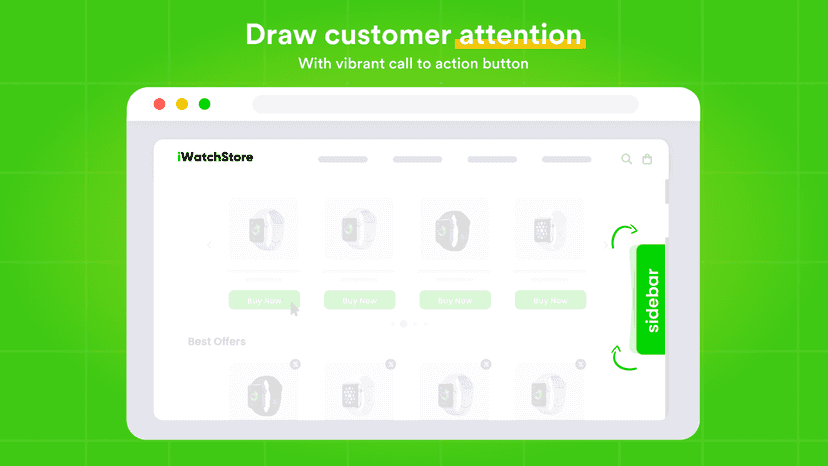 Customisable open button