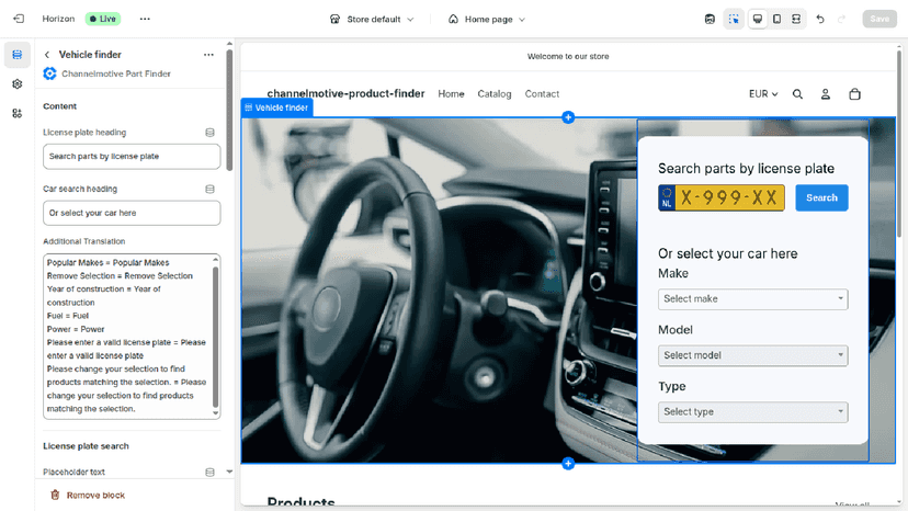 Admin Setting