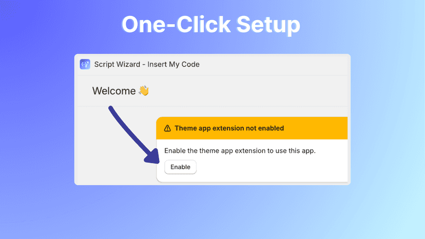 One-Click Setup