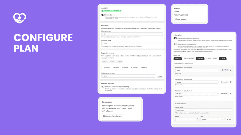 Configure