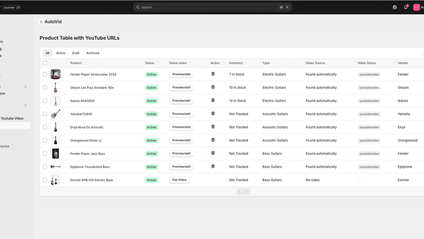 Video search manager