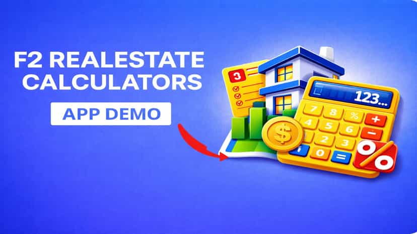 Real estate calculators app demo for Shopify stores
