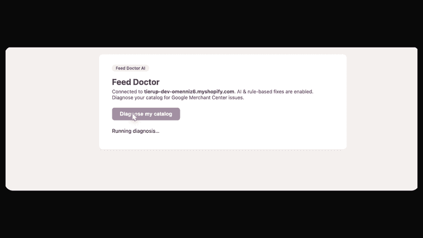 Start Diagnose