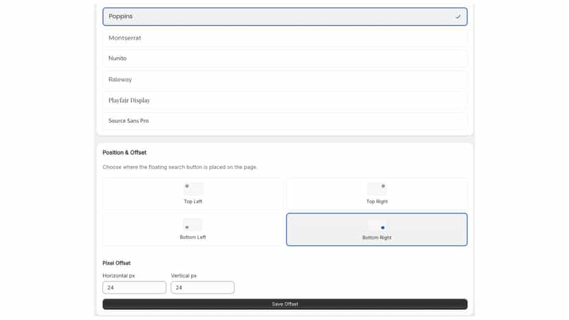 Search Pulse By Amethyst Apps - Settings 3