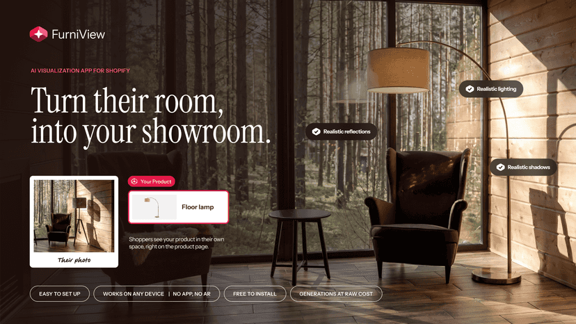 Turn their room into your showroom