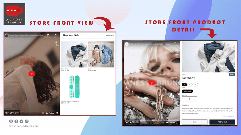 Storefront App View