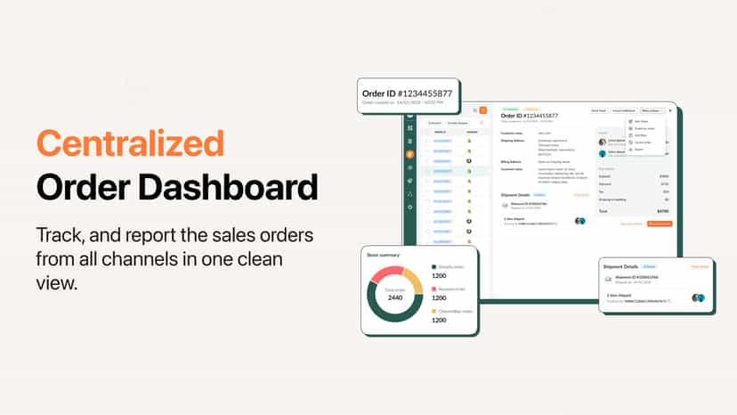 Smart inventory tracking with alerts and demand forecasting.