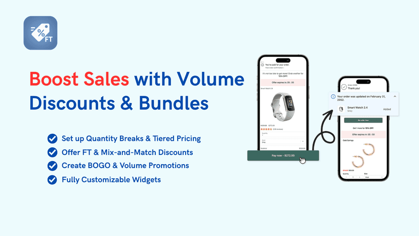 Boost sales e-commerce với volume discounts & bundles