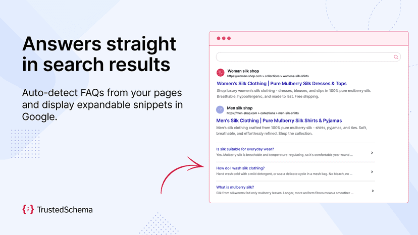 Answers straight in Google search results