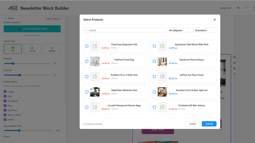 Product picker