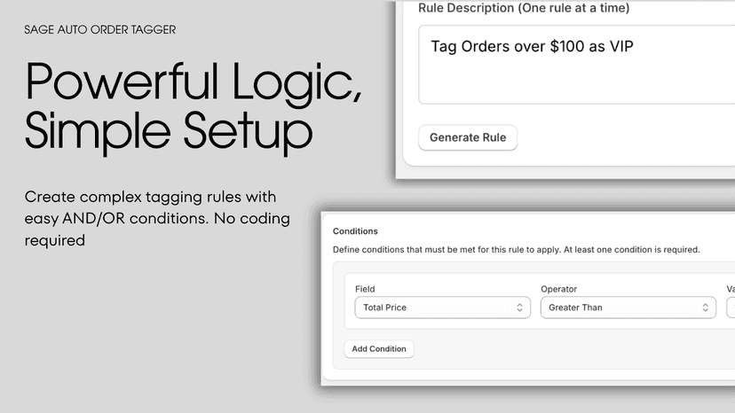 Powerful Logic, Simple Setup
