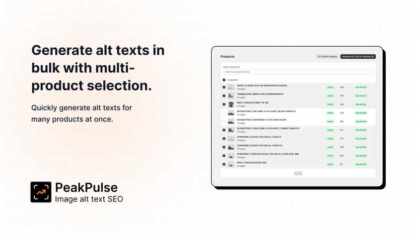 Update alt text in bulk
