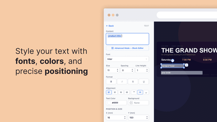 Style your text