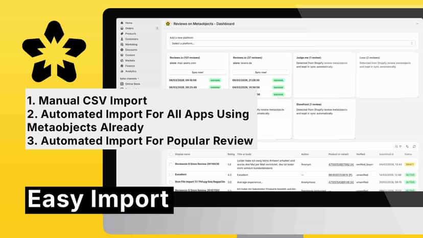 Easy Import From Many Other Services Or Manually
